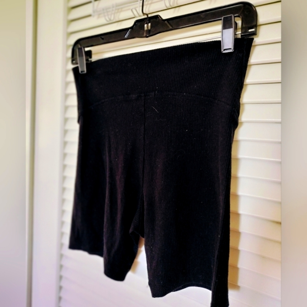 Old Navy Maternity Shorts Knit Stretch Black Size XS